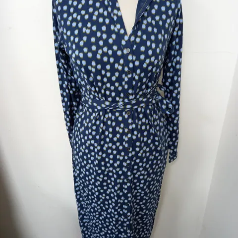 WHITE STUFF ANNIE JESEY SHIRT DRESS - UK 10