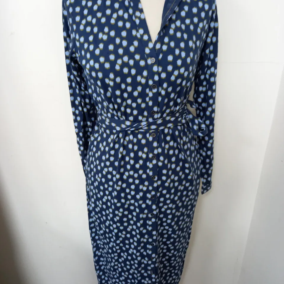 WHITE STUFF ANNIE JESEY SHIRT DRESS - UK 10
