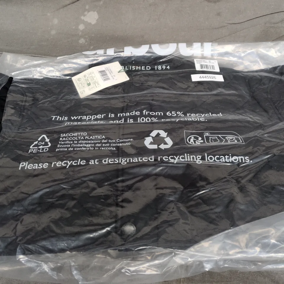 BARBOUR POWELL QUILTED JACKET – BLACK – UK L