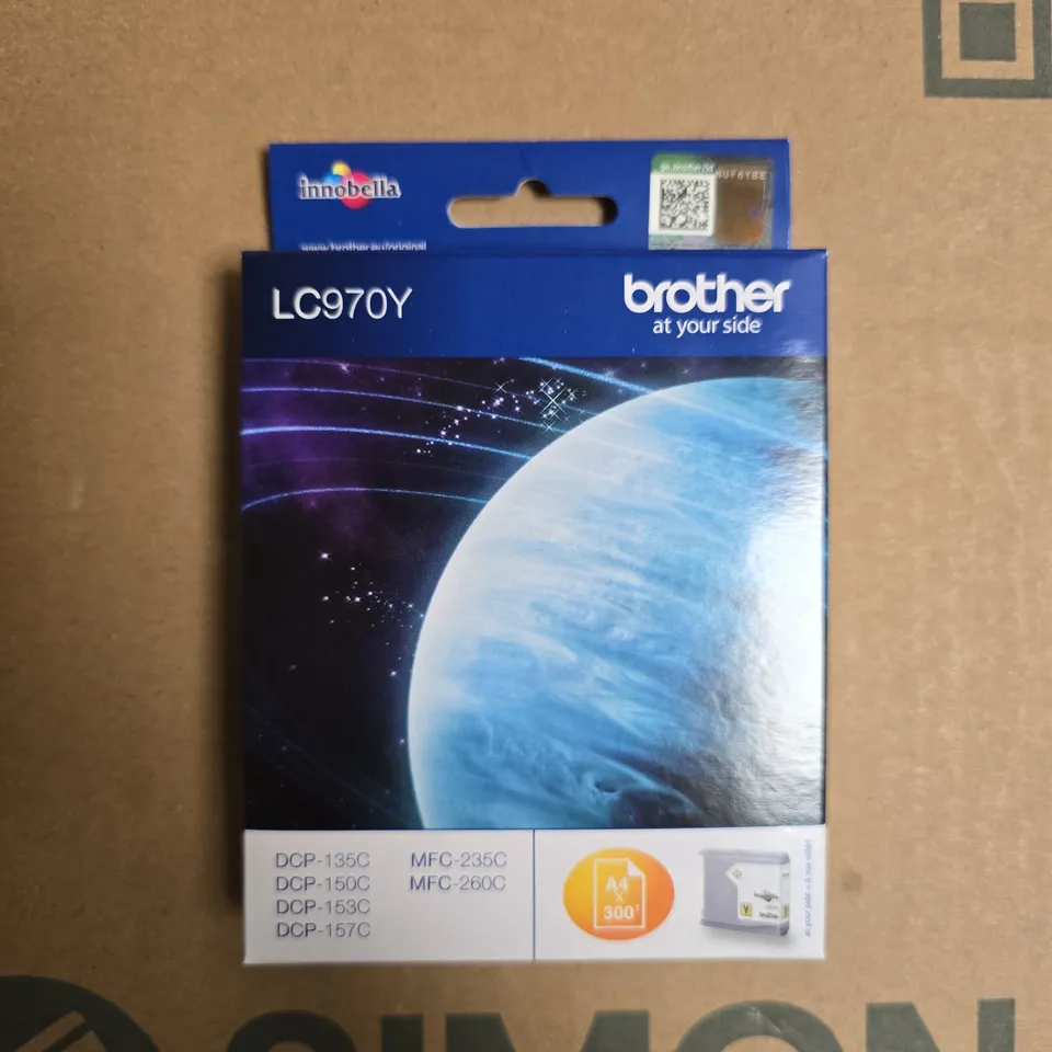 10 X BROTHER LC970Y INK CARTRIDGES - YELLOW 