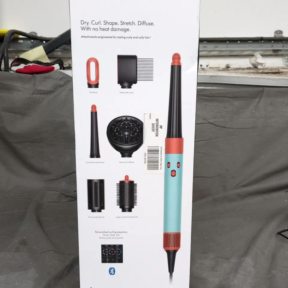 DYSON AIRWRAP CURLY & COILY COMPLETE HAIR STYLING SYSTEM WITH PURPLE CASE