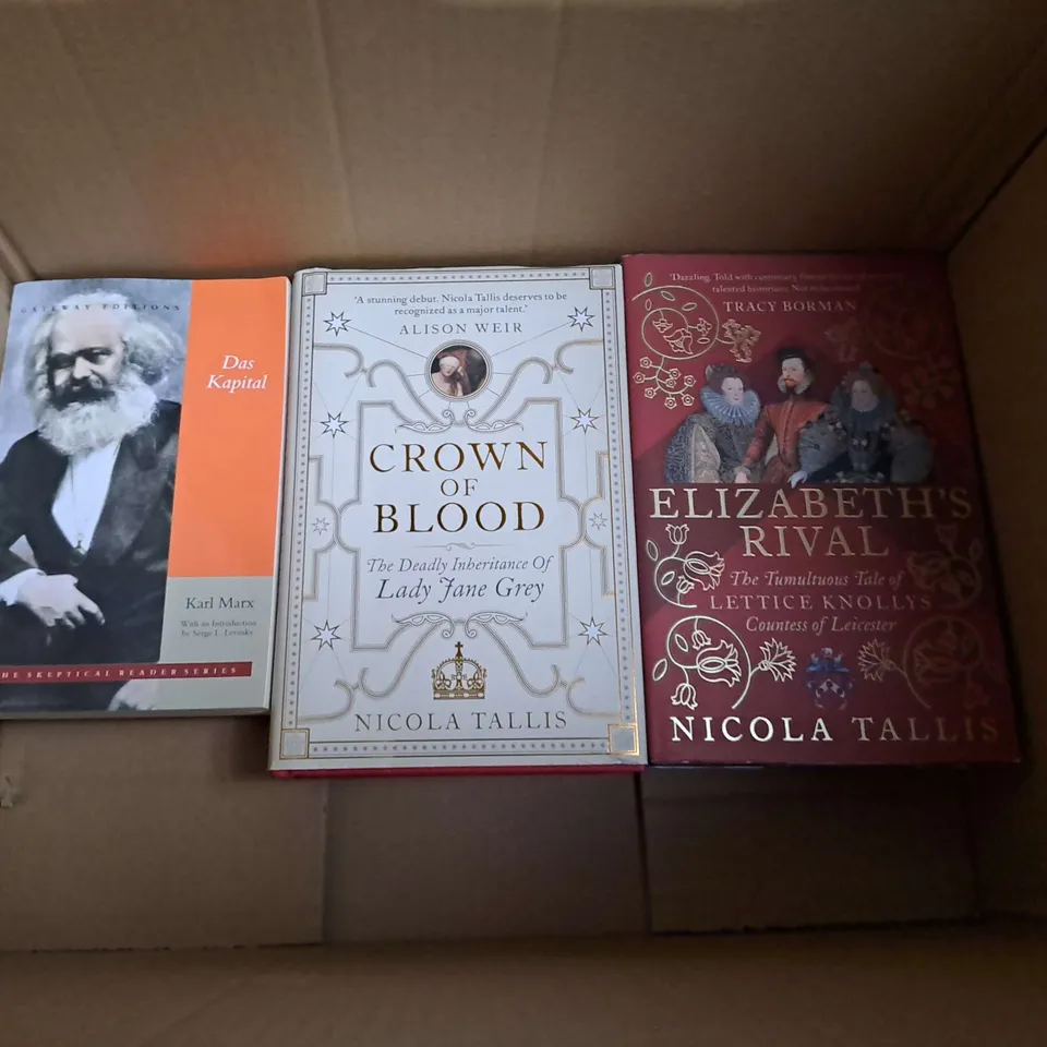 LOT OF APPROXIMATELY 27 ASSORTED BOOKS TO INCLUDE DOOMSDAY BOOK, NORMAL PEOPLE AND CROWN OF BLOOD