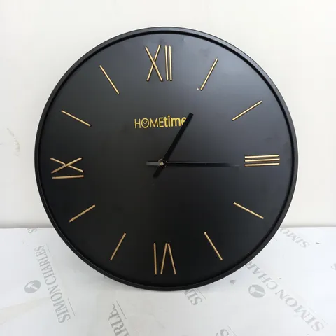 HOMETIME ROPE ROMAN NUMERALS WALL CLOCK