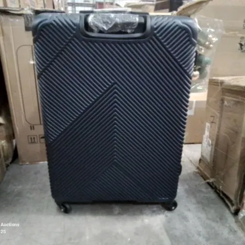 BOXED BLOOMLITE NAVY BLUE HARDSHELL SUITCASE