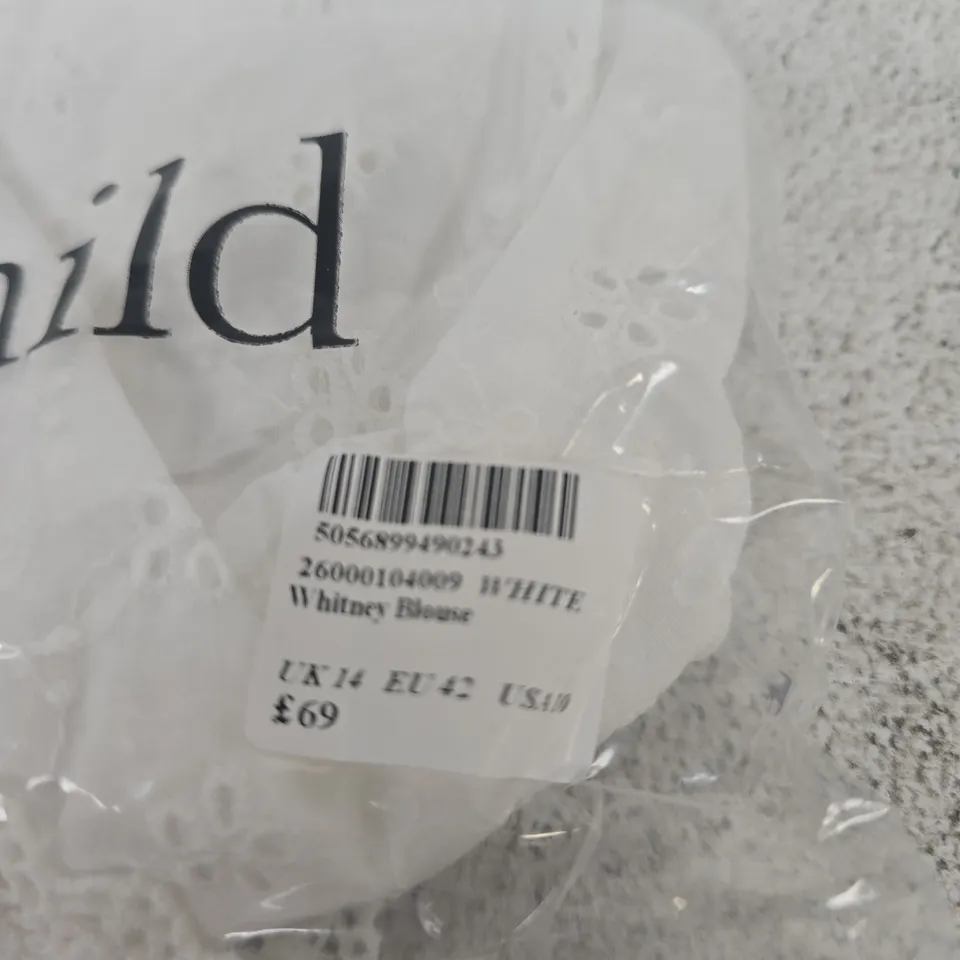 NOBODY'S CHILD WHITNEY BLOUSE - SIZE 14