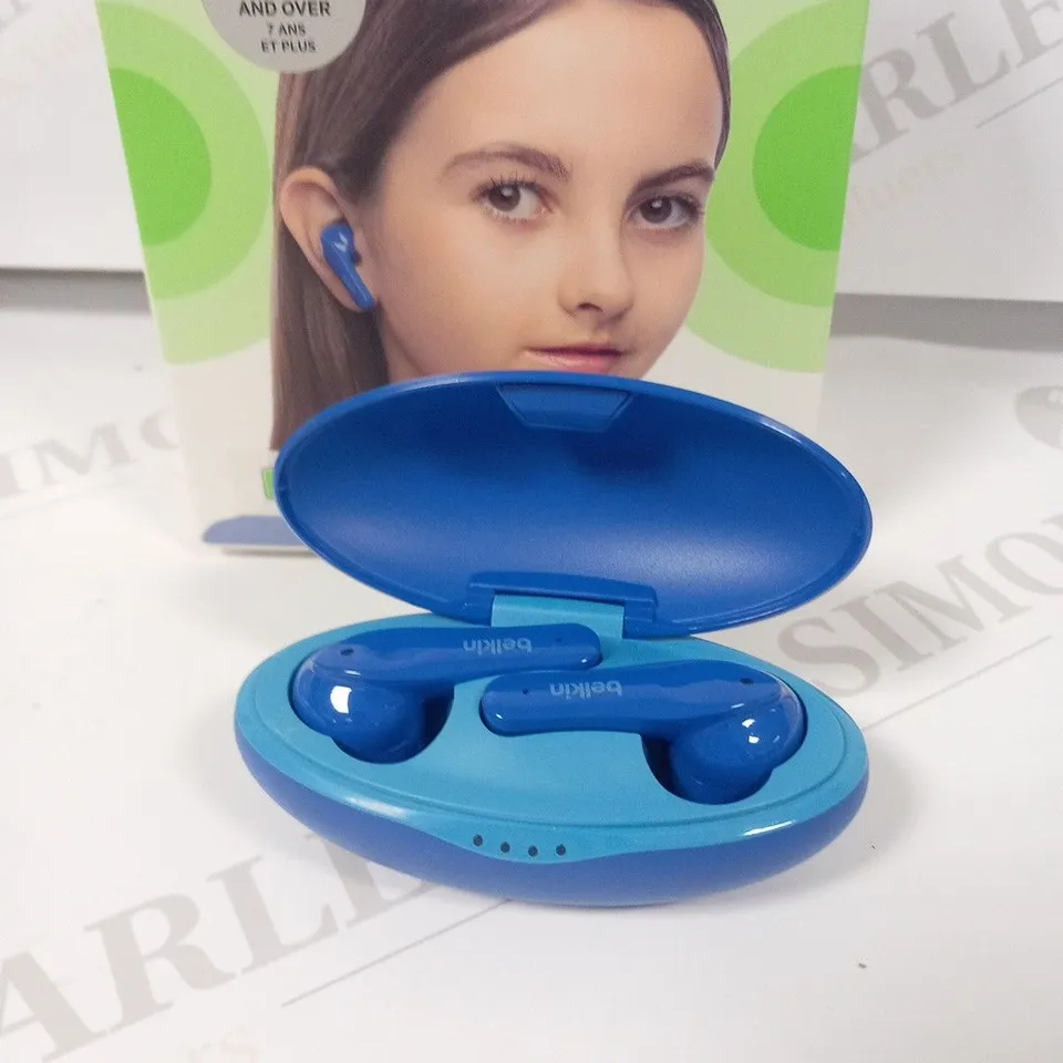BOXED BELKIN SOUNDFORM NANO WIRELESS EARBUDS FOR KIDS 