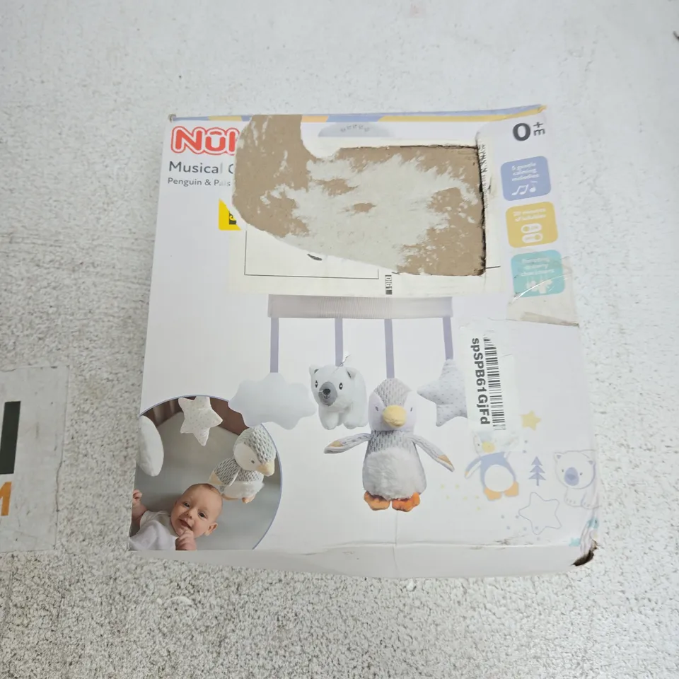 NUBY MUSICAL COT MOBILE – PENGUINS & PALS