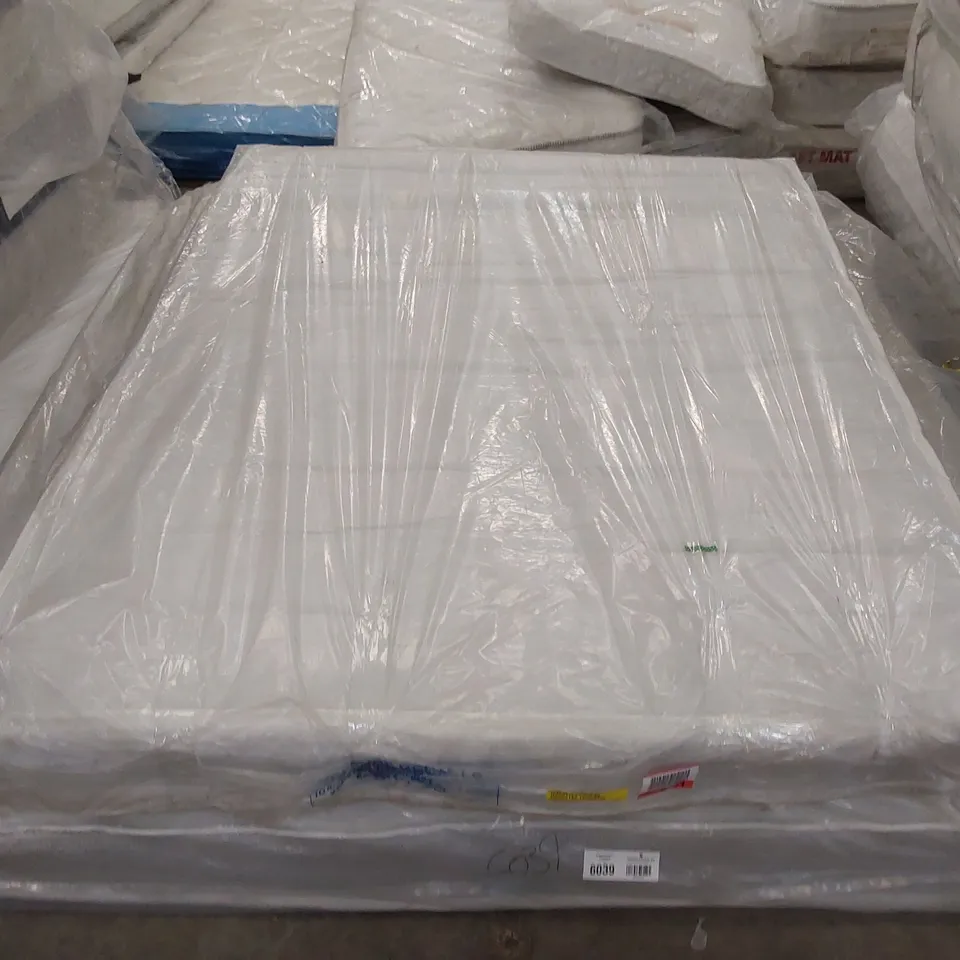 QUALITY BAGGED TOOMER 4'6" DOUBLE OPEN COIL MATTRESS 