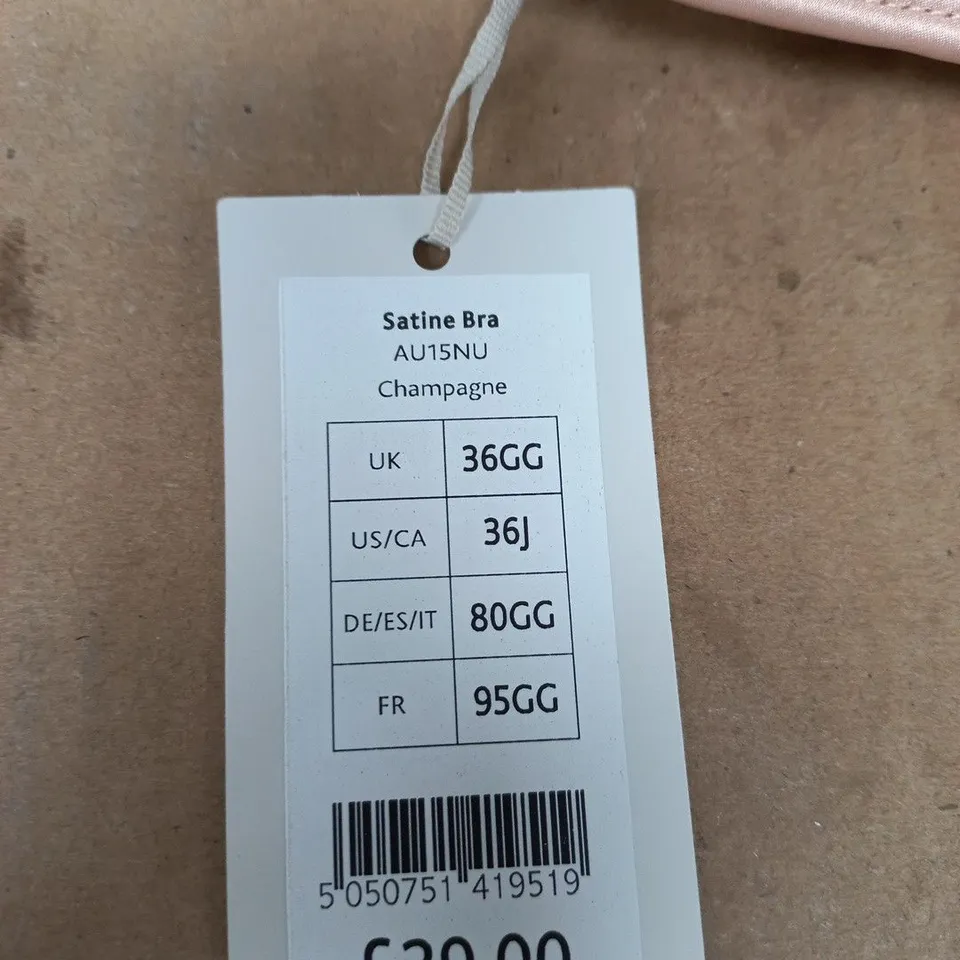BRAVISSIMO SATINE BRA – CHAMPAGNE – UK 36GG