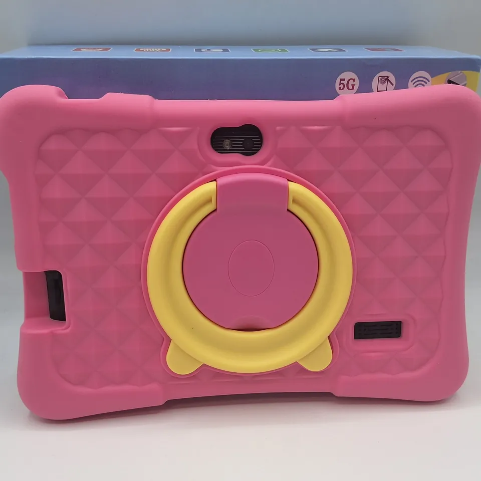 BOXED YALUDA 7" KIDS TABLET WITH PROTECTIVE PINK CASE