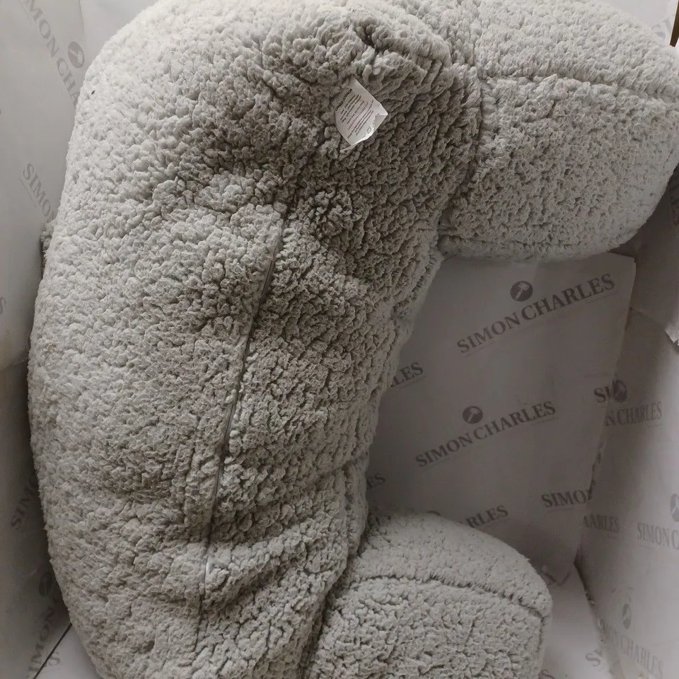 UNBRANDED GREY SOFT CUDDLE CUSHION