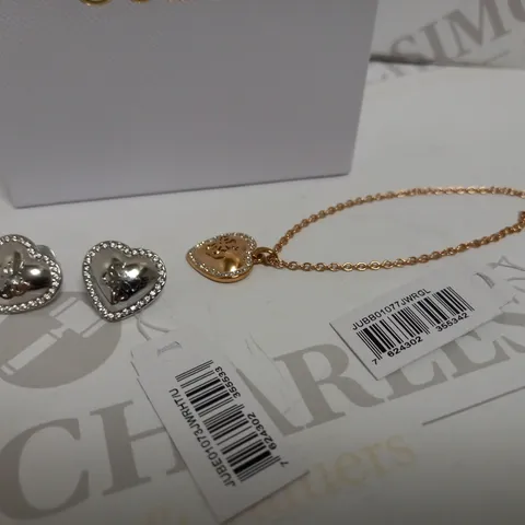 GUESS THAT'S AMORE BRACELET + EARRINGS