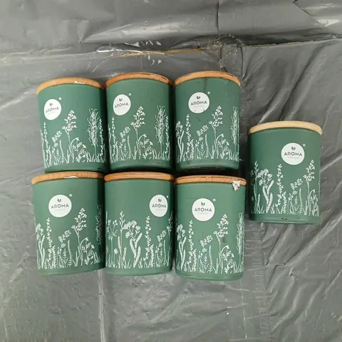 7 AROMA GARDEN CANDLES - COLLECTION ONLY 