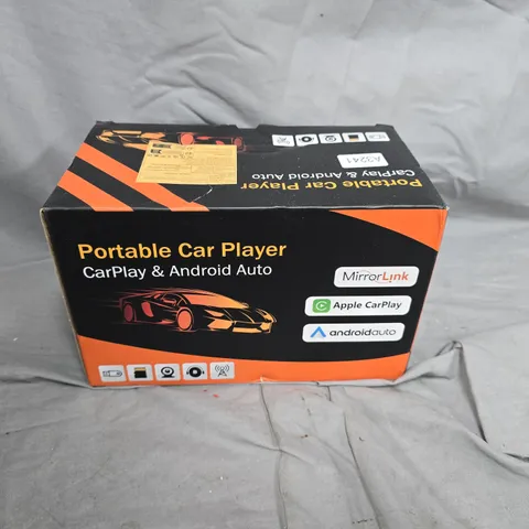 Portable Car Player with Apple CarPlay & Android Auto – Boxed