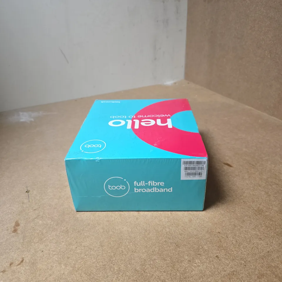 TOOB FULL-FIBRE BROADBAND WELCOME BOX – PACKAGING