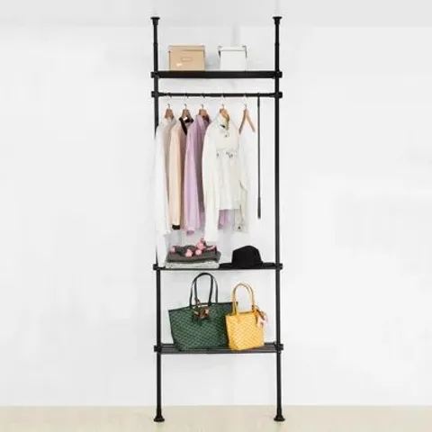 BOXED 80CM ADJUSTABLE CLOTHES RACKS
