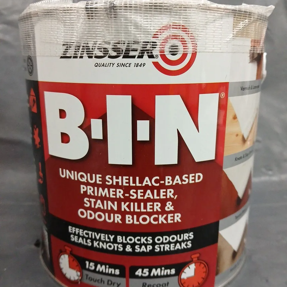 ZINSSER PRIMER-SEALER, STAIN KILLER & ODOUR BLOCKER - 2.5L - COLLECTION ONLY