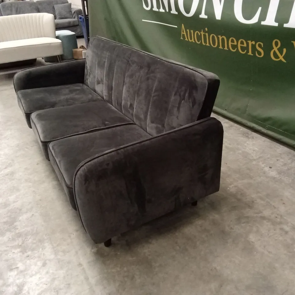 JENNIFER FABRIC COMPACT 3 SEATER SOFA RRP £349