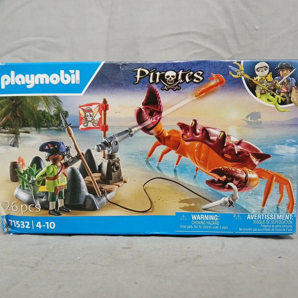 PLAYMOBIL 71532 PIRATES: BATTLE WITH THE GIANT CRAB