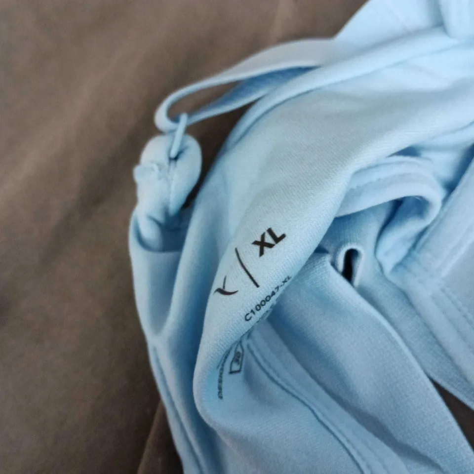 LIGHT BLUE STRAPLESS BRA TOP, UK SIZE XL