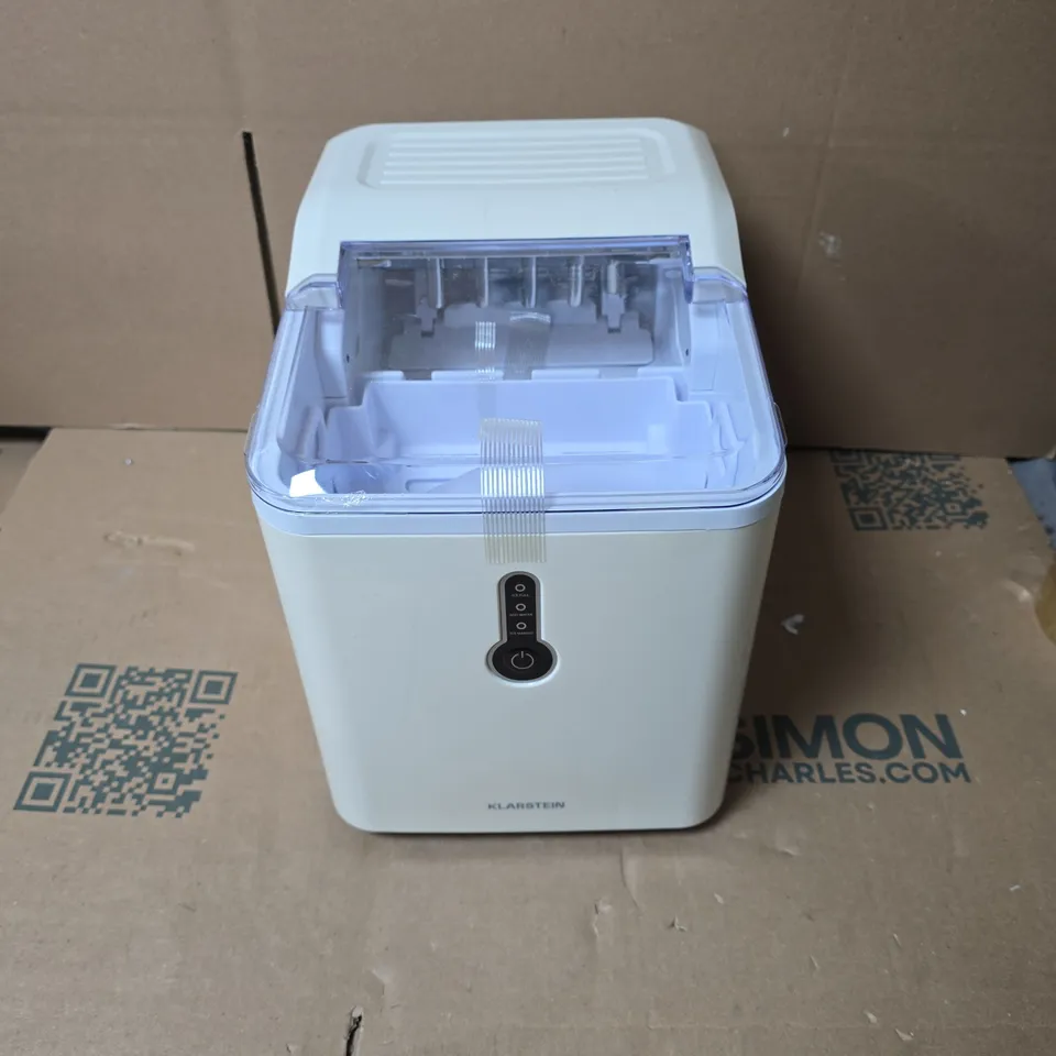 KLARSTEIN CHILLOUT 0.6L 12KG/24H ICE MAKER CREAM