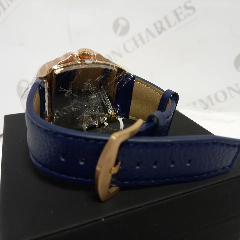 RUCKSTUHL TRIPLE DIAL LEATHER STRAP WRISTWATCH RRP £560