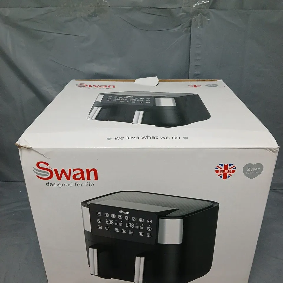 BOXED SWAN 7.6L DUAL AIR FRYER 