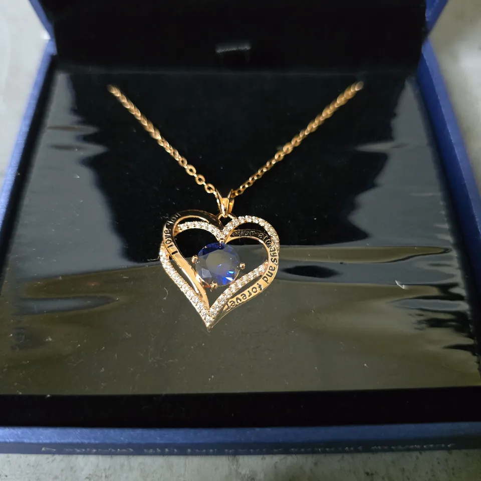 BOXED EC HEART PENDENT NECKLACE 