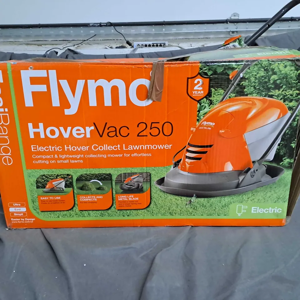FLYMO HOVERVAC 250 EASIRANGE ELECTRIC LAWNMOWER 