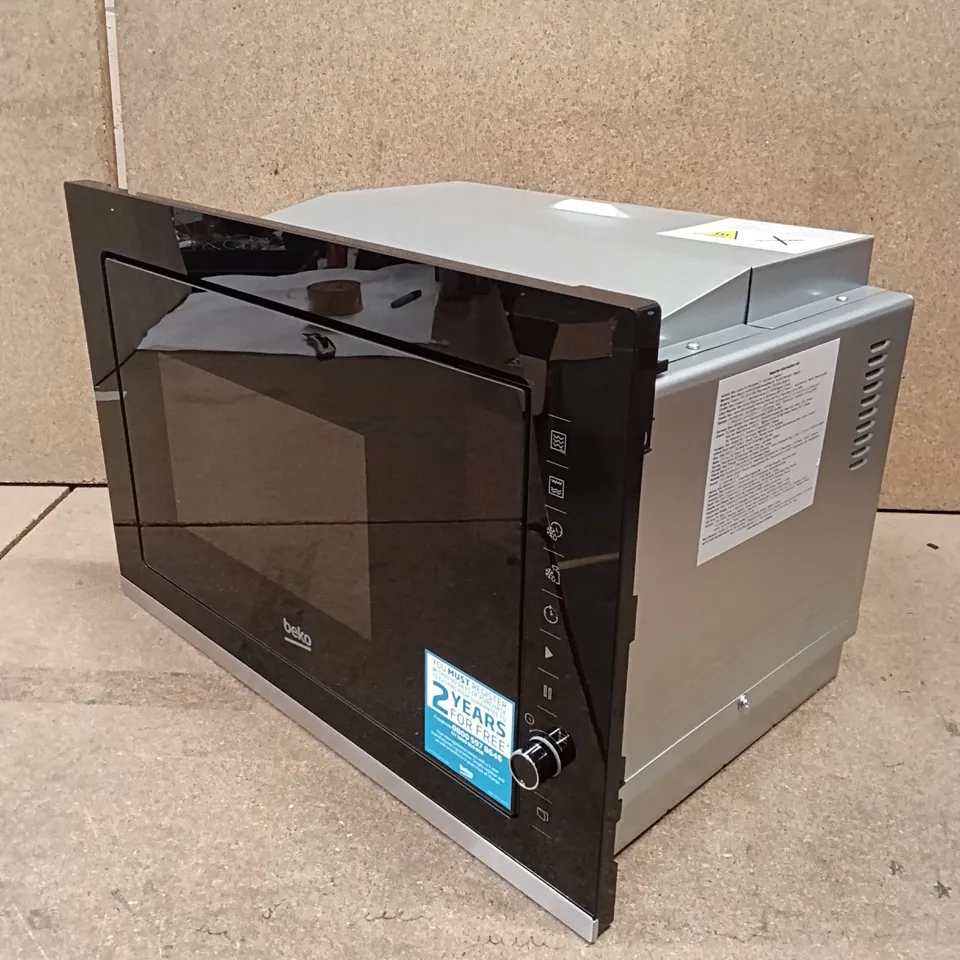 BOXED BUILT-IN MICROWAVE WITH GRILL, BMGB25333X - BLACK