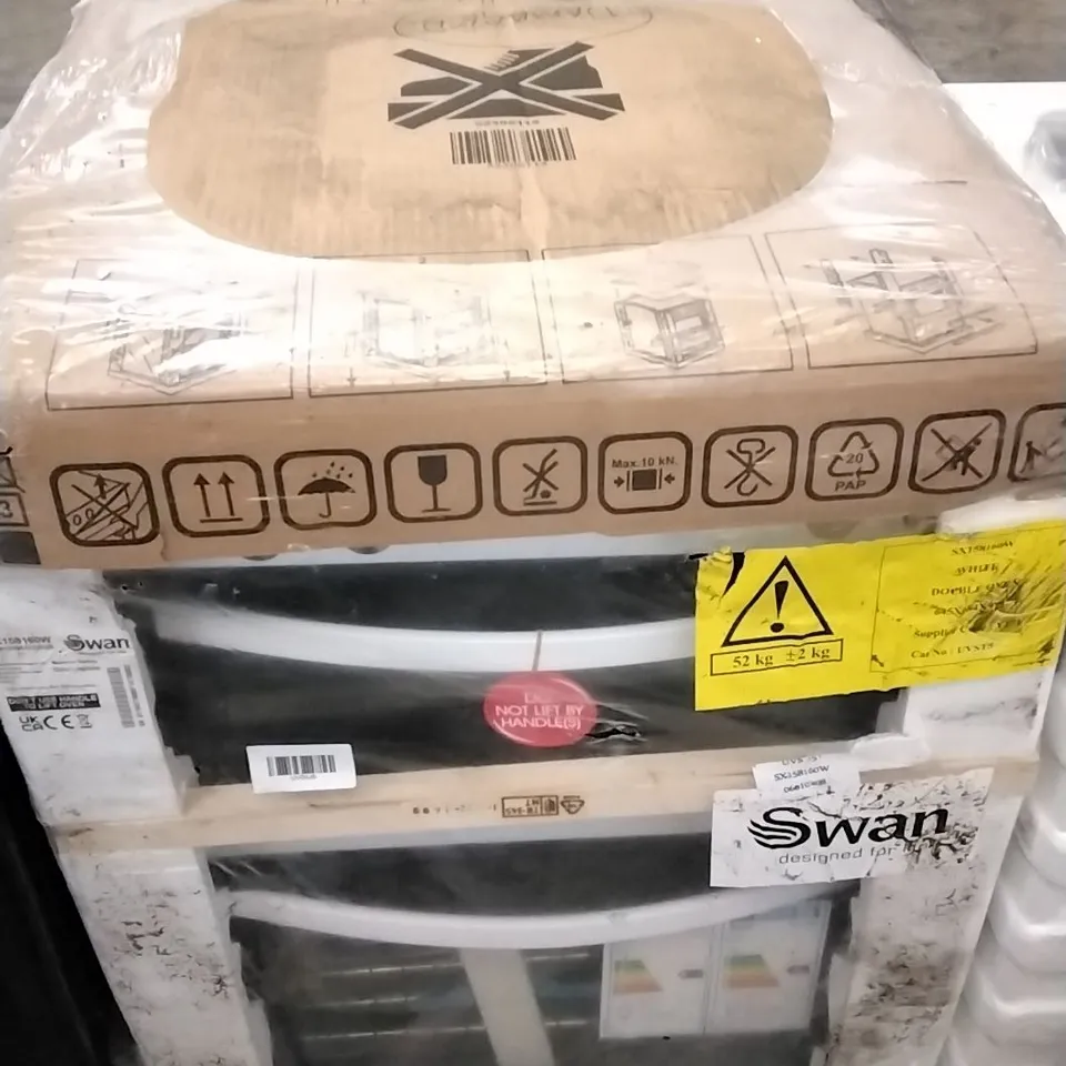 SWAN SX158160W FREESTANDING 60cm CERAMIC HOB ELECTRIC COOKER WHITE