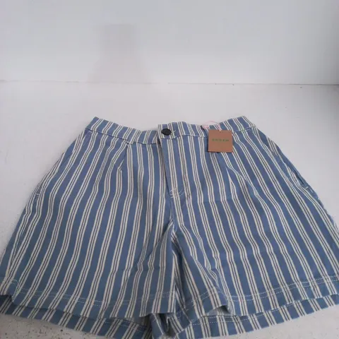 BODEN STRIPED SHORTS, UK 10 (US 6) – MADE IN TURKEY
