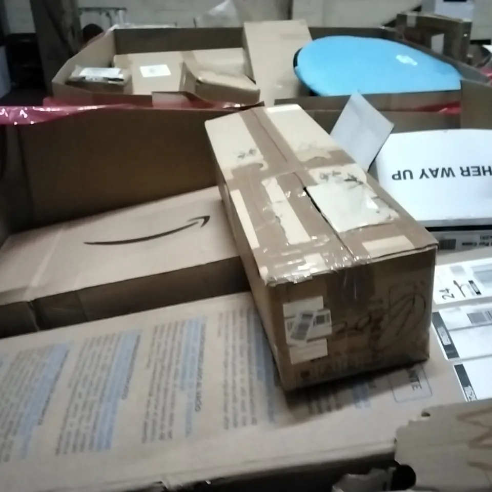 PALLET OF ASSORTED PRODUCTS AND HOUSEHOLD GOODS TO INCLUDE; VANITY MIRROR,AIR COOLER,PICTURE FRAME SET