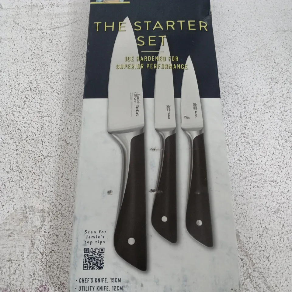 JAMIE OLIVER STARTER KNIFE SET – 3 PIECE