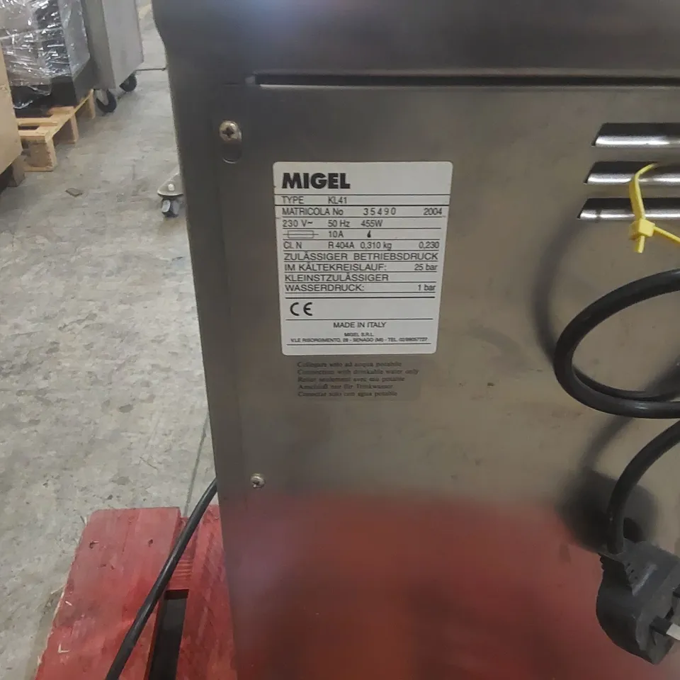 MIGEL PORKKA KL41 COMMERCIAL ICE MACHINE