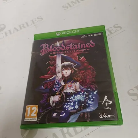 XBOX ONE BLOODSTAINES RITUAL OF THE NIGHT