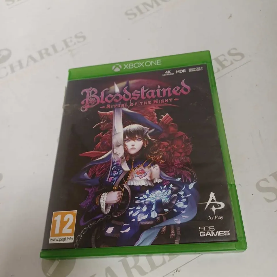 XBOX ONE BLOODSTAINES RITUAL OF THE NIGHT 