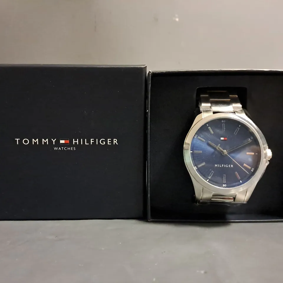 BOXED TOMMY HILFIGER HEREN HORLOGE BRUCE BLUE