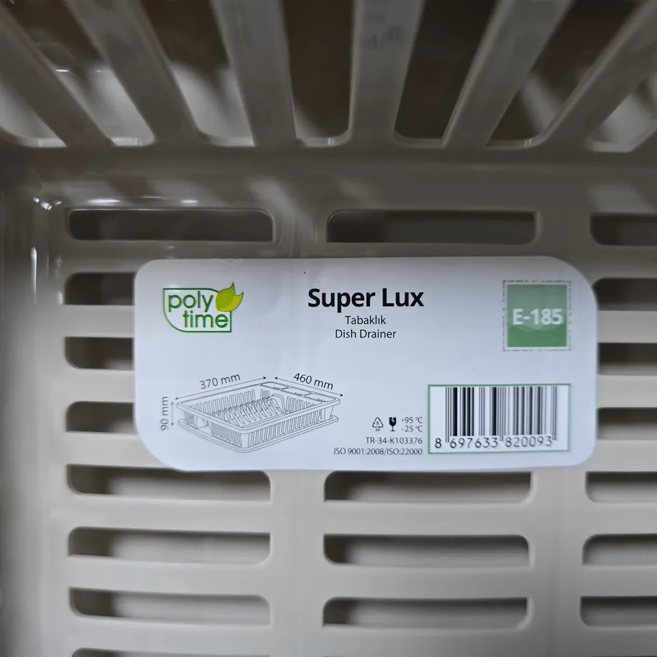 POLY TIME SUPER LUX DISH DRAINER