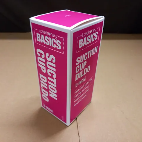 BOXED LOVEHONEY BASICS SUCTION CUP 6" DILDO