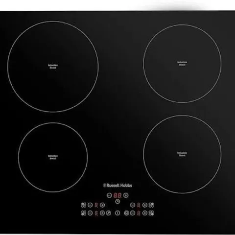 BOXED RUSSELL HOBBS RH60IH2B413B 59cm ELECTRIC INDUCTION HOB - BLACK