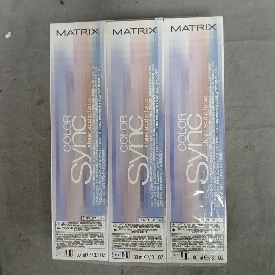 BOX OF APPROXIMATELY 20 ASSORTED MATRIX SO COLOUR SYNC PRODUCTS