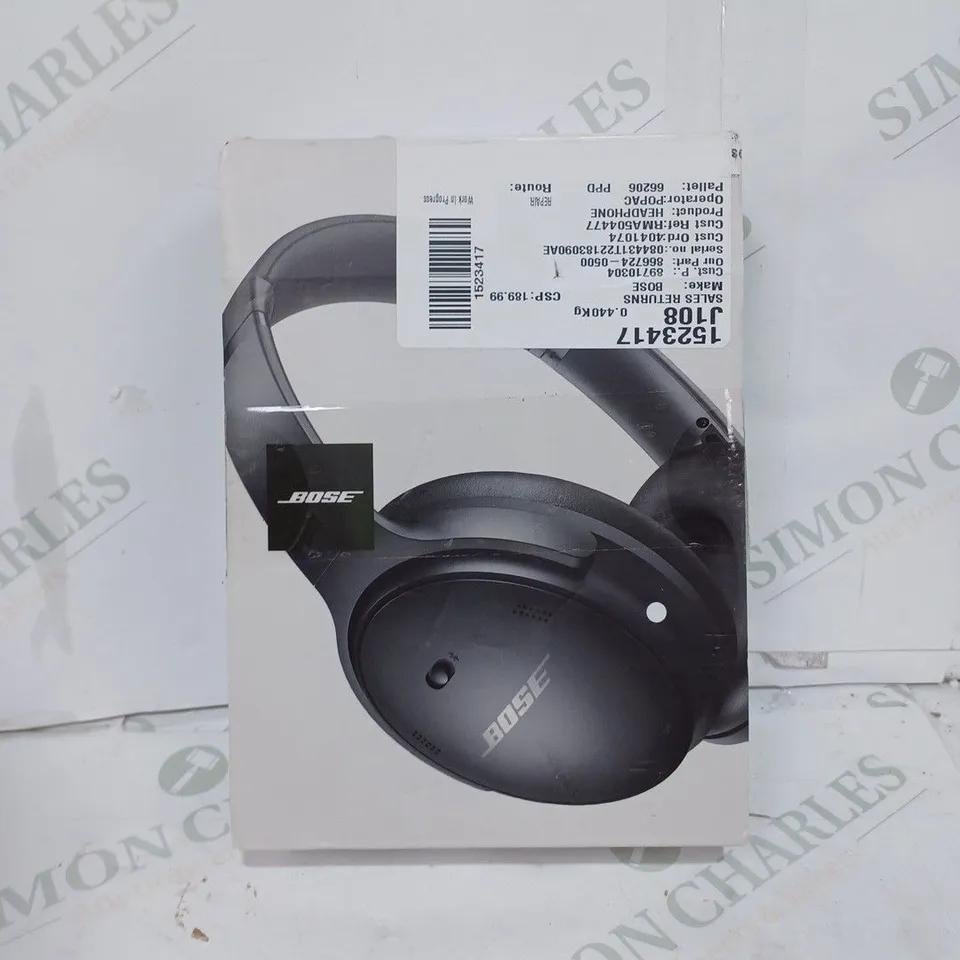 BOSE QUIET COMFORT SE HEADPHONES BLACK 