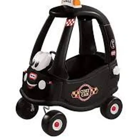 BOXED LITTLE TIKES COZY COUPE CAB TAXI - BLACK - COLLECTION ONLY 