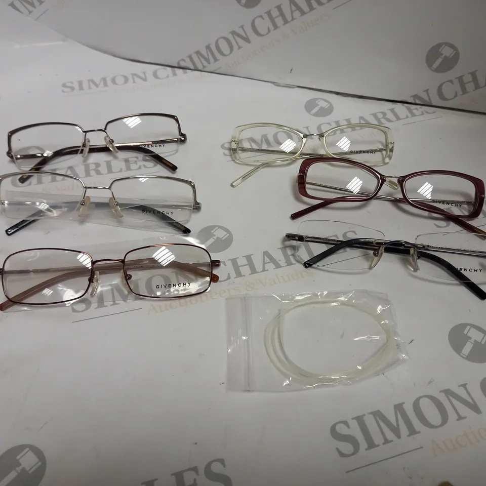 APPROX 6 DIFFERENT GIVENCHY GLASSES - BOXED