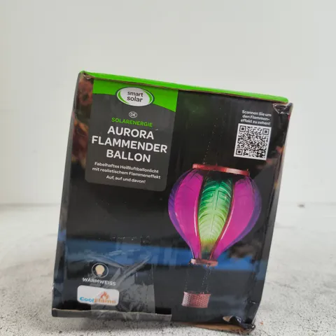 SMART SOLAR AURORA FLAMENDER BALLON – SOLAR GARDEN LANTERN