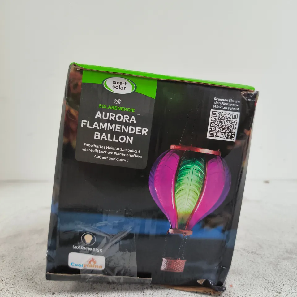 SMART SOLAR AURORA FLAMENDER BALLON – SOLAR GARDEN LANTERN