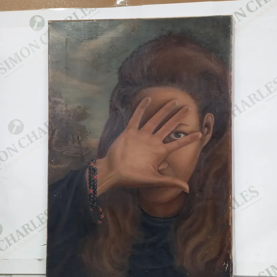 DECORATIVE VINTAGE STYLE CANVAS PAINTING