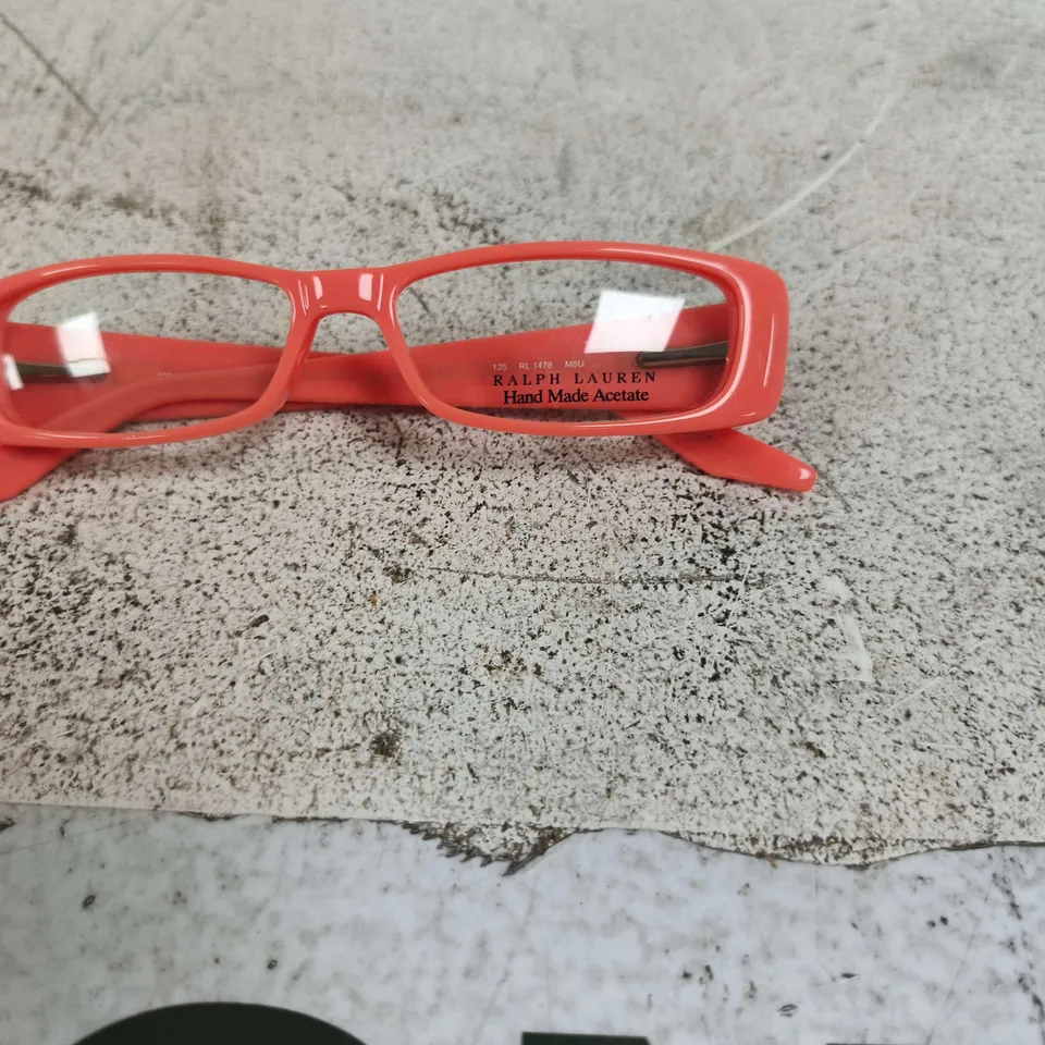 RALPH LAUREN EYEWEAR – HAND MADE ACETATE FRAMES, CORAL PINK