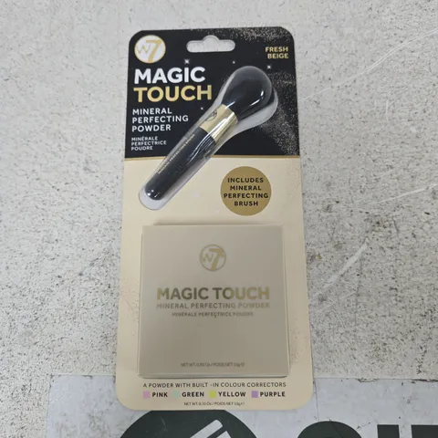 W7 MAGIC TOUCH MINERAL PERFECTING POWDER WITH BRUSH – FRESH BEIGE